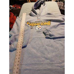 Reebok Gray hoodie 2008 Steelers sized extra large